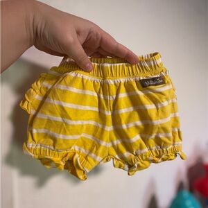 Matilda Jane Baby Stripe Ruffle Camp MJC Crossroads Bloomer Shorts 6-12 Months